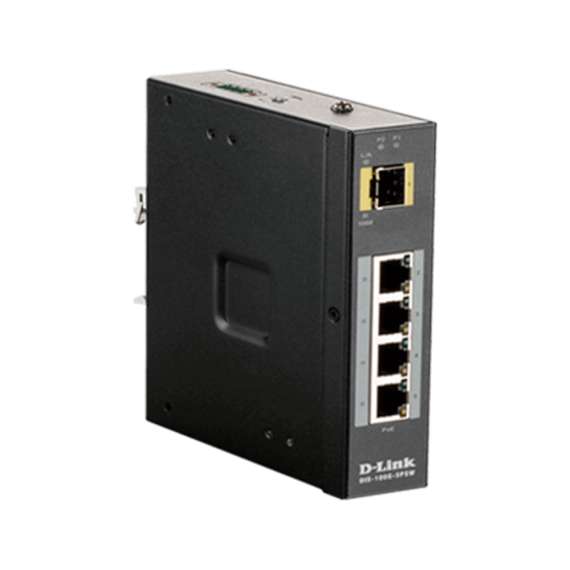 Buy D-Link DIS-100G-5PSW/U 4 x 10/100/1000 Mbps PoE ports + 1 x SFP port Unmanaged Outdoor switch in [storefront]